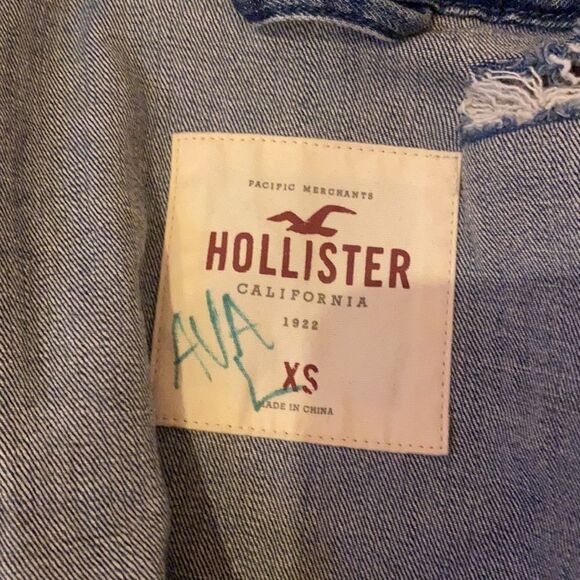 Hollister Denim Jacket Sz XS - Picture 5 of 5